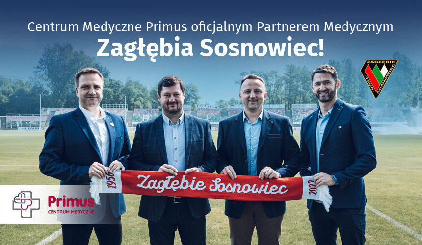 Centrum Medyczne Primus oficjalnym Partnerem Medycznym Zagłębia Sosnowiec!