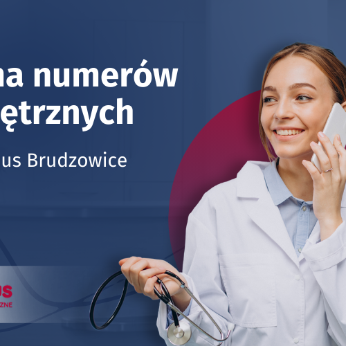 Zmiana numerów wewnętrznych w CM Primus Brudzowice